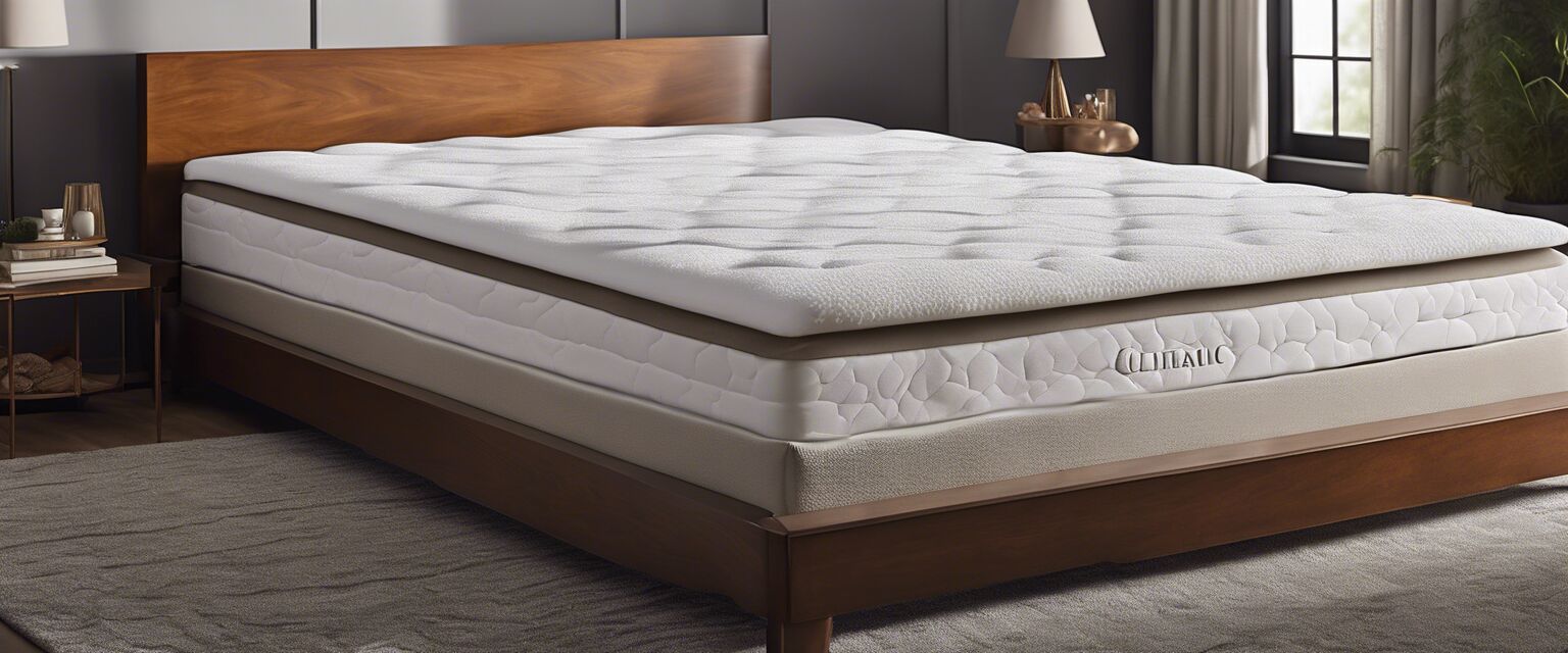 Plush memory foam mattress topper