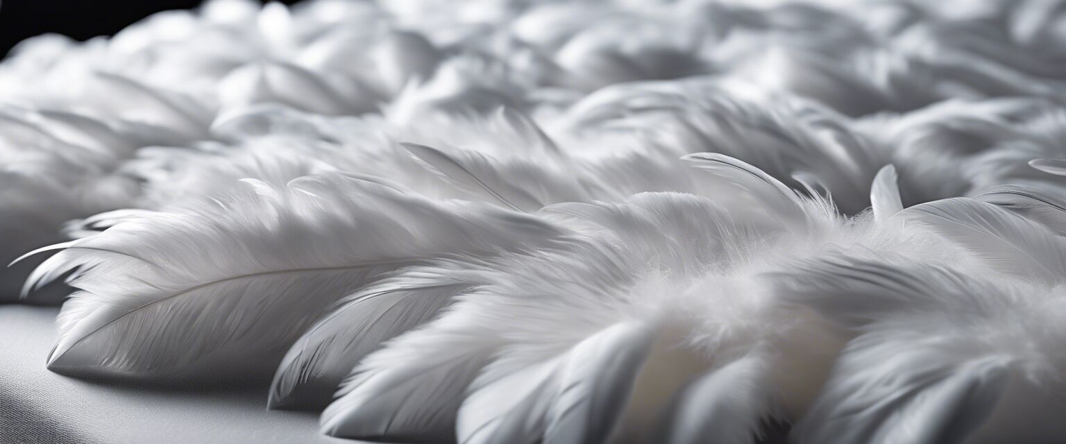 Feather mattress topper